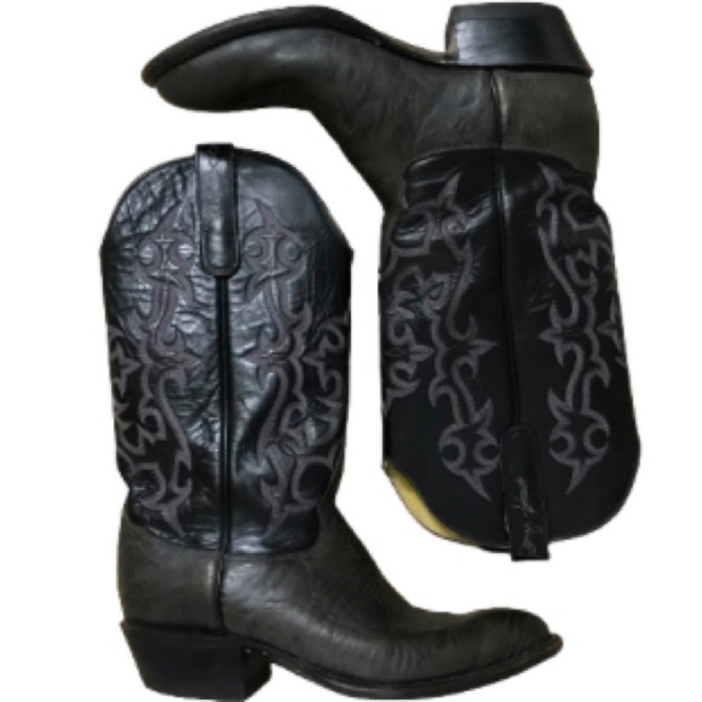 Tony Lama x George Strait Vintage 80s Western Cowboy/Cowgirl Boots